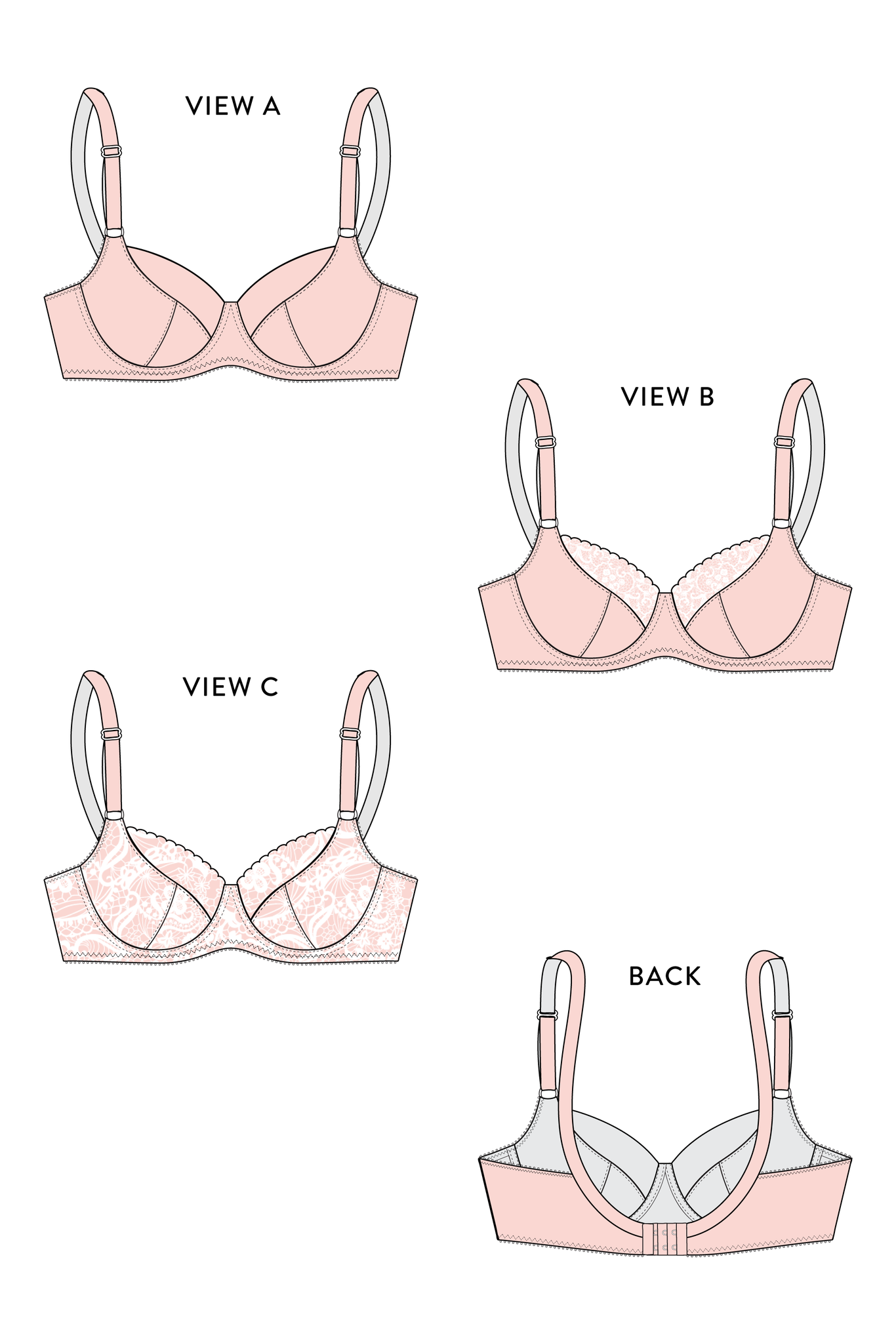 Harriet Bra Pattern – Cloth Habit
