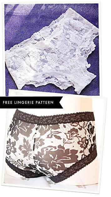 Free Lacey Thong Panty pattern!  Sewing patterns, Panty sewing
